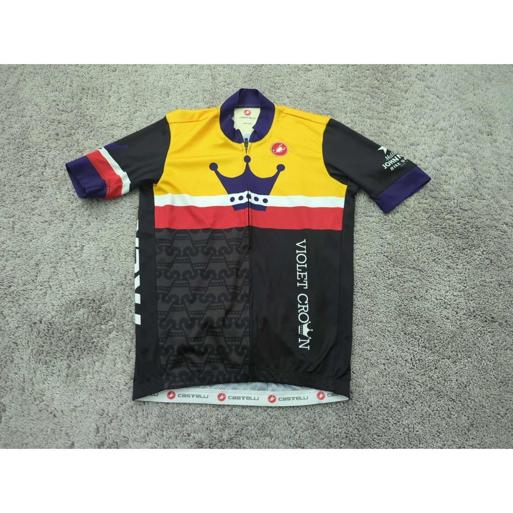 Mellow Johnny's Bike Shop‎ Cycling Jersey Mens Large Castelli Made in USA